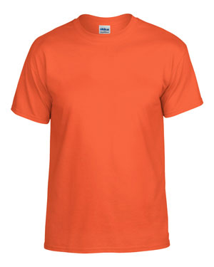 Orange Custom Gildan DryBlend T-Shirt