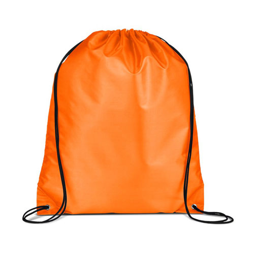 Orange Custom Drawstring Backpack