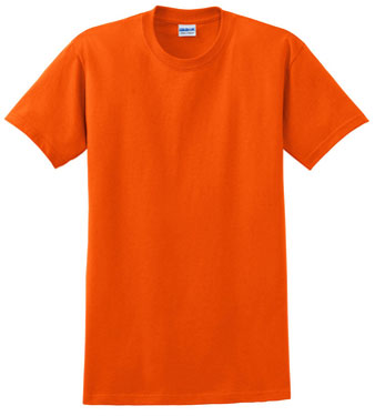 Orange Custom Gildan Ultra Cotton T-Shirt