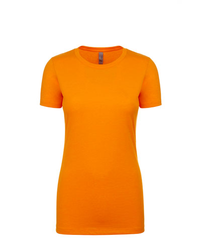 Orange Custom Next Level Ladies' CVC T-Shirt
