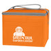 Orange Custom Non-Woven Six Pack Cooler Bag