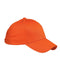 Orange Custom Structured Embroidered Hat