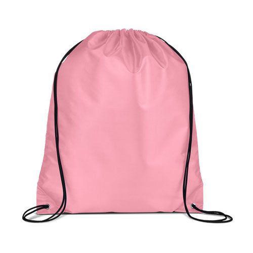 Pink Custom Drawstring Backpack