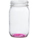Pink Custom 16oz Mason Jar Drinking Glass