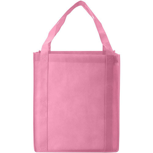 Pink Custom Reusable Grocery Bag