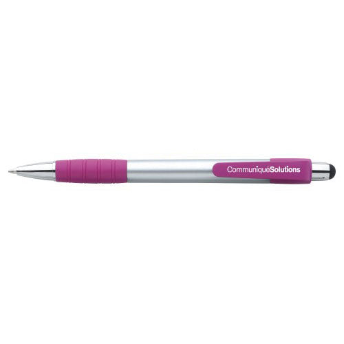 Pink Custom Stylus Ballpoint Pen