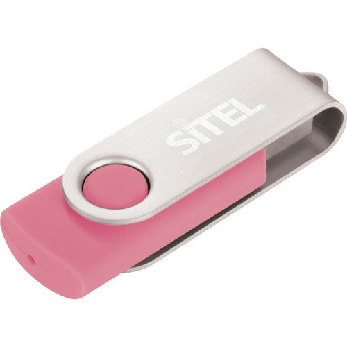 Pink Custom USB Flash Drive 1GB of memory