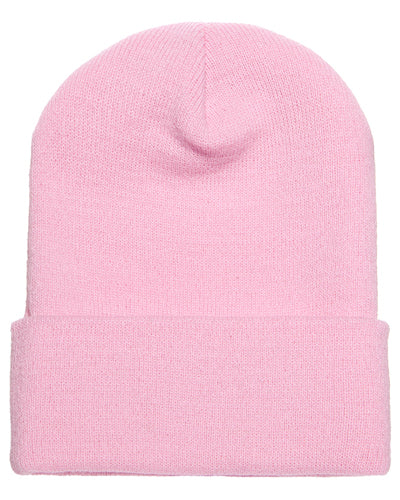 Pink Custom Yupoong Knit Cap