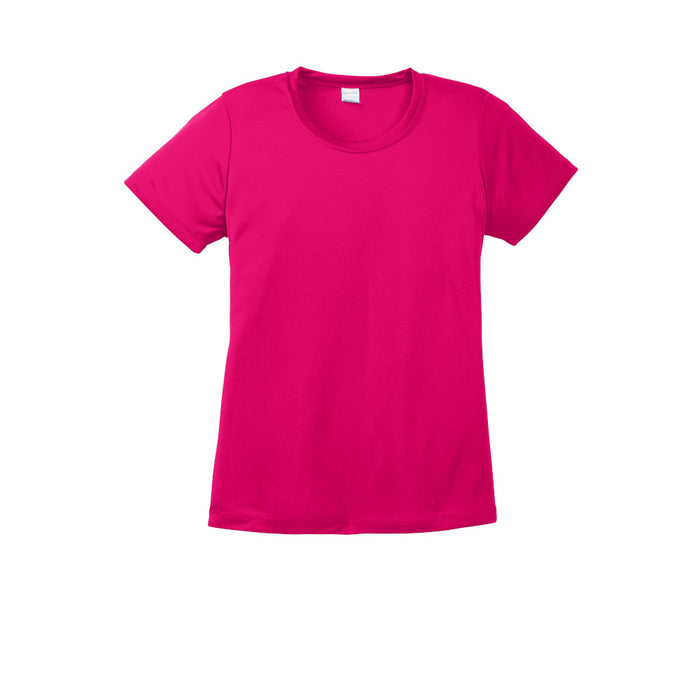 Pink Raspberry Custom Ladies Dry Performance T-Shirt