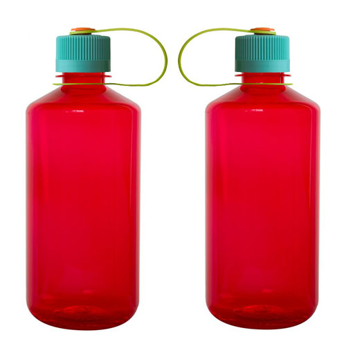 Nalgene Tritan Narrow Mouth BPA-Free Water Bottle, Slate Blue, 32 oz