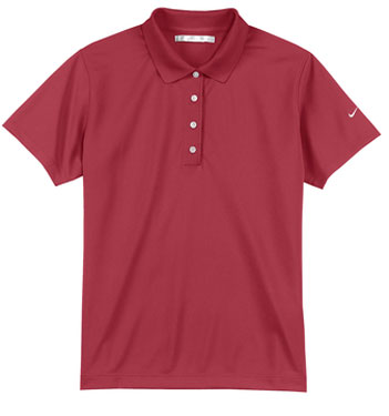 Pro Red Nike Ladies Tech Basic Dri-FIT Polo With Logo
