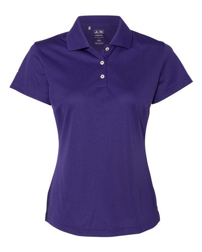 Purple Custom Adidas Womens Basic Polo