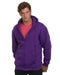 Purple Custom American Made Zip Sweatshirt