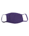 Purple Custom Bayside USA-Made 100% Cotton Face Mask