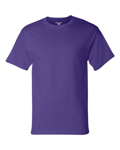 Purple Custom Champion Short Sleeve T-Shirt