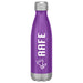 Purple Custom Cola Shaped Stainless Steel Bottle
