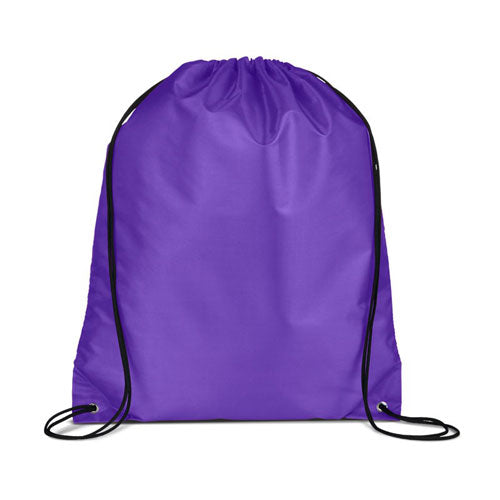 Purple Custom Drawstring Backpack