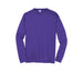 Purple Custom Long Sleeve Dry Performance T-Shirt