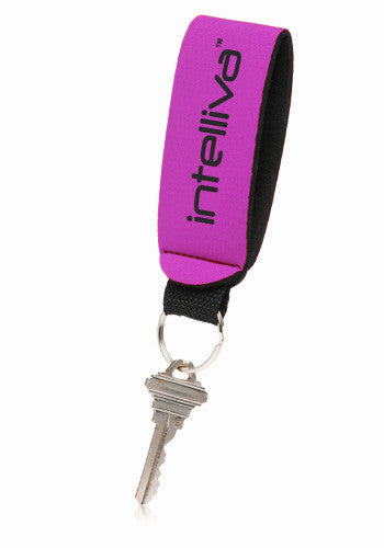 Purple Custom Neoprene Strap Keychain