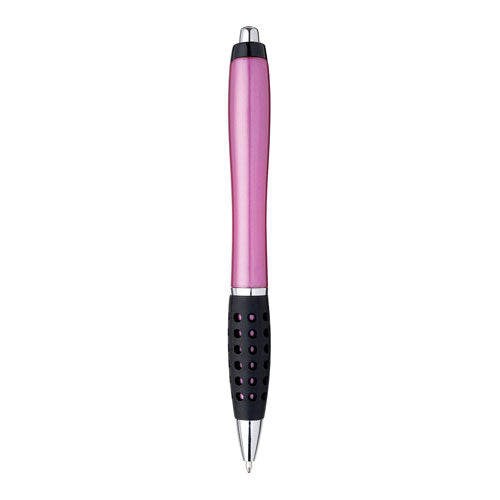 Purple Custom Rubber Grip Pen