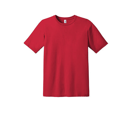 Red Custom Anvil Cotton T Shirt