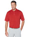 Red Custom Callaway Textured Performance Polo