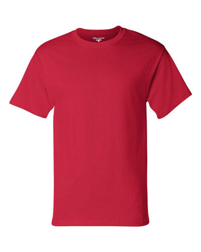 Red Custom Champion Short Sleeve T-Shirt