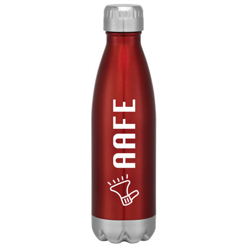 Red Custom Cola Shaped Stainless Steel Bottle