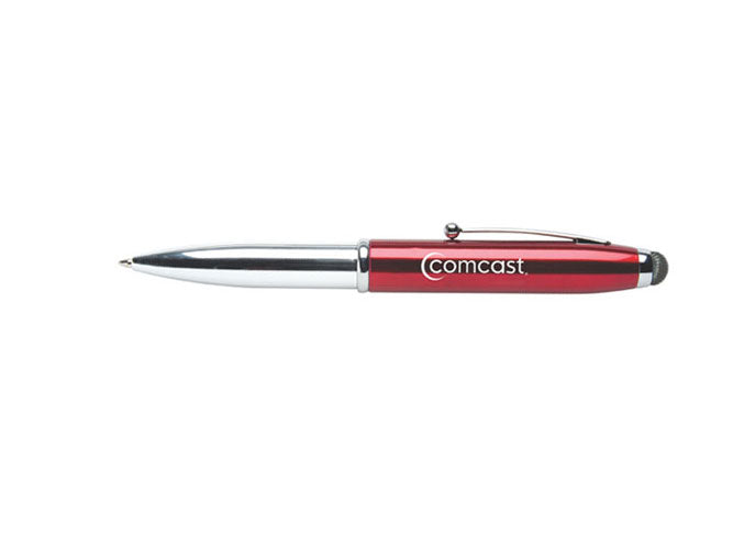 Red Custom Triple Function Pen