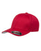 red Custom Yupoong Flexfit Cap Hat