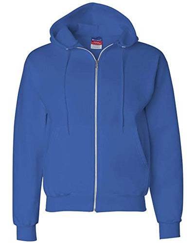 Royal Blue Custom Champion Full Zip Hoodie Sweatshirt