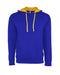 Royal/ Gold Custom Next Level Unisex French Terry Pullover Hoody