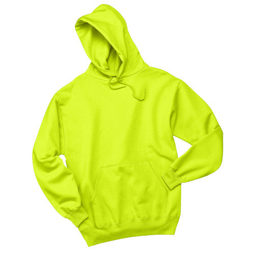 Safety Green Custom Jerzees Hooded Sweatshirt