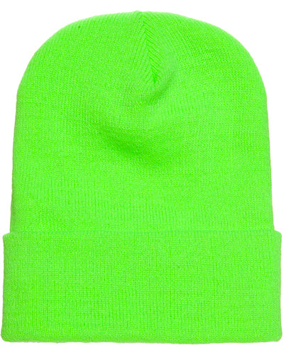 Safety Green Custom Yupoong Knit Cap