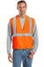 Safety Orange/Reflective Custom Safety Orange Reflective Vest with logo