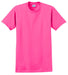 Safety Pink Custom Gildan Ultra Cotton T-Shirt