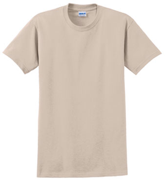 Sand Custom Gildan Ultra Cotton T-Shirt