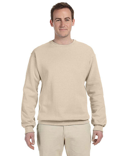 Sandstone Custom Jerzees Crewneck Sweatshirt
