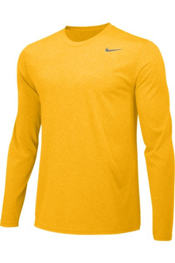 long sleeve yellow nike shirt