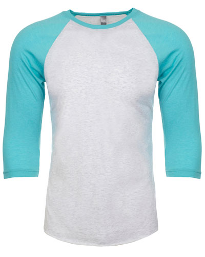Next Level Unisex Tri-Blend 3/4 Sleeve Raglan T-Shirt - Fire Label
