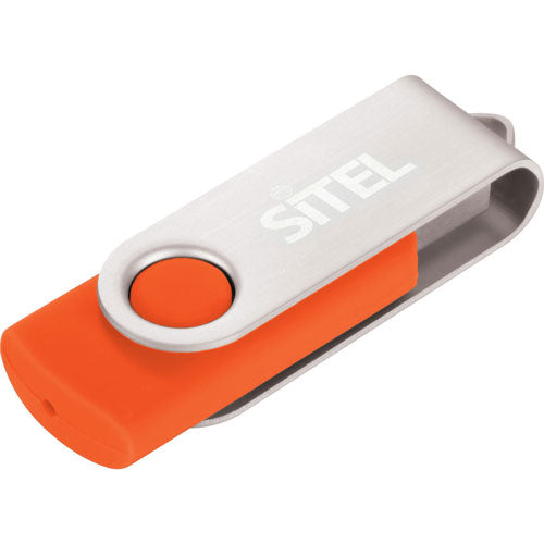 Tangerine Custom USB Flash Drive 1GB of memory