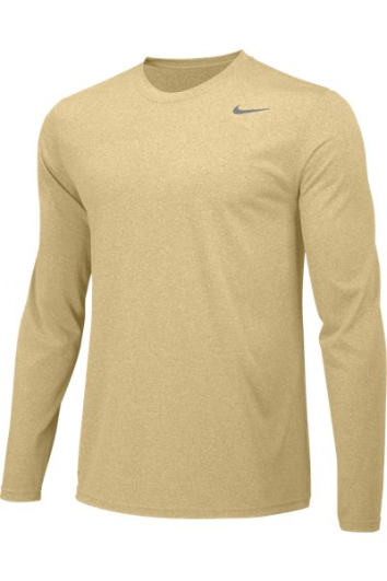 Team Gold Custom Nike Dri-FIT Long Sleeve T-Shirt