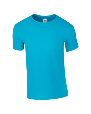 Tropical Blue Custom Gildan Soft Style T-Shirt