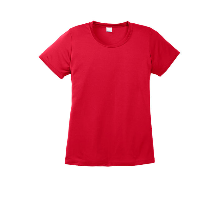 True Red Custom Ladies Dry Performance T-Shirt