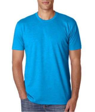 Turquoise Custom Next Level Premium T-Shirt