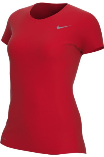 University Red Custom Nike Dri-FIT Ladies T-Shirt
