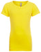 Vibrant Yellow Custom Next Level Youth Girls’ Princess T-Shirt