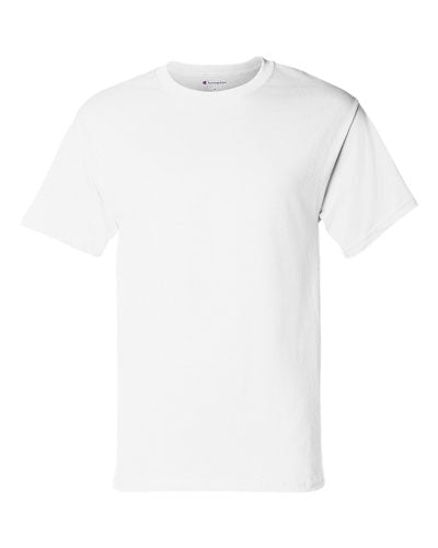  White Custom Champion Short Sleeve T-Shirt
