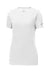 White Custom Nike Dri-FIT Ladies Cotton Feel T-Shirt