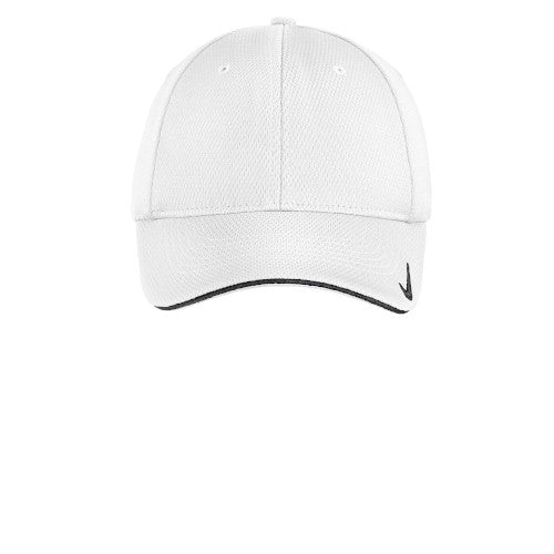 White Custom Nike Golf Fitted Hat